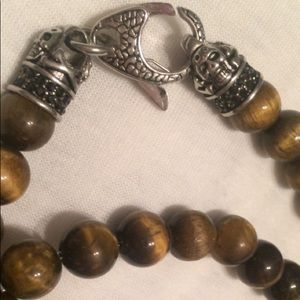 Men's tigerseye necklace